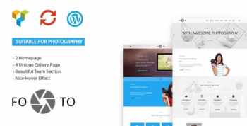Footo Photography WordPress Theme