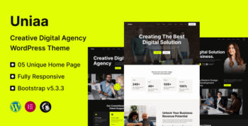 Uniaa – Creative Business Agency & Portfolio WordPress Theme