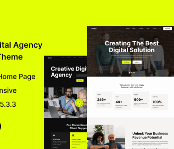 Uniaa – Creative Business Agency & Portfolio WordPress Theme