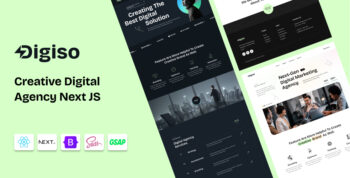 Digiso – Digital Agency & Business Solution NextJS Template